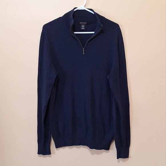 Issac Mizrahi Cotton Cashmere Blend Pullover Sweater - Picture 1 of 3